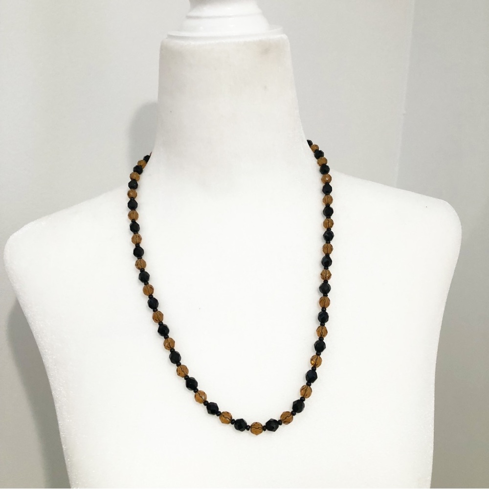 NWOT Faceted Vintage Bead Necklace